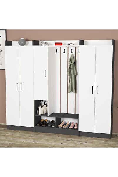 Kalender Dekor Lityum-1-3-3 Portmanto Vestiyer Ayakkabılık