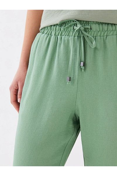 LC Waikiki Lcwaikı Basic - Carrot Cut Rubber Waist Women's Trousers