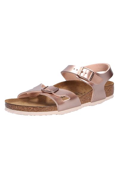 Birkenstock Sandalette - Gold - Flacher Absatz