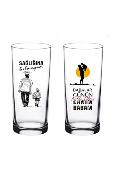 blackbonds Babalar Günü Hediyesi Baba Anlamlı Hediyelik 2 Li Rakı Bardağı 6 Nolu