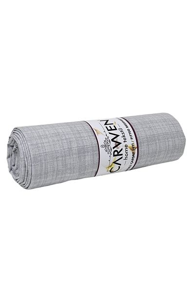 CARWEN TEKSTİL Single Ranforce Cotton Fabric Elastic Sheet Set