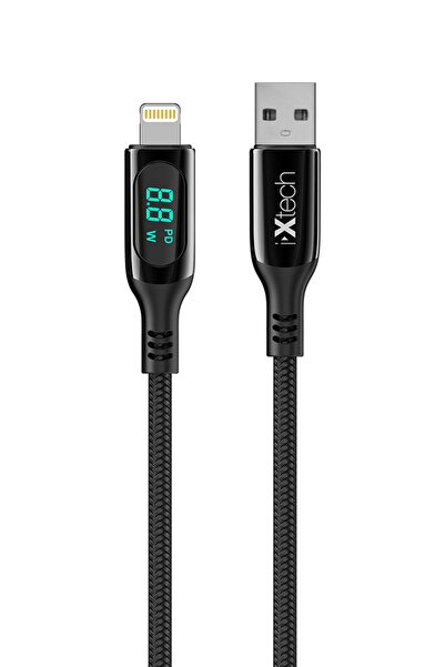 İXTECH Usb To Lightning Dijital Göstergeli Hızlı Şarj Kablosu
