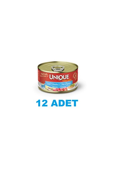 Unique Kıyılmış Ton Balıklı Tahılsız Konserve Kedi Maması 85 Gr X 12 Adet