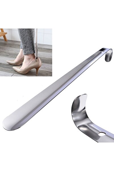 Macrostar Çelik Krom Kaplama Ayakkabı Çekeceği Kalın Kerata 70 Cm