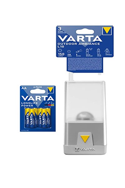 Varta Aysima-16666 Dış Mekan Ambiyansı L10 Kamp Feneri Pil Dahil
