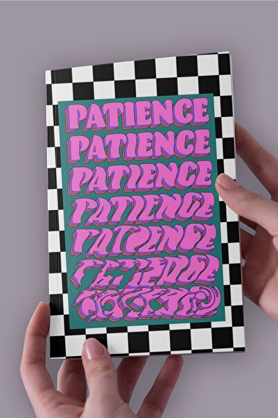 Namgo دفتر ملاحظات غير مبطن من Patience مقاس A5 (50 ورقة)