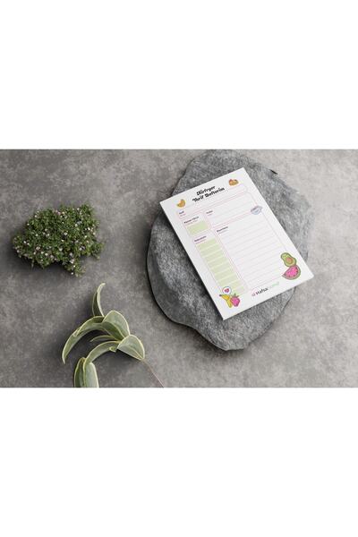 Hafsa Ticaret دفتر وصفات Airfyer الخاص بي (مفكرة الثلاجة)