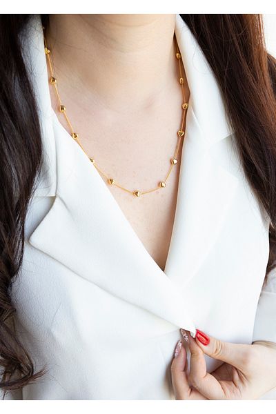 CHARMLUCKY Heart Chain Necklace