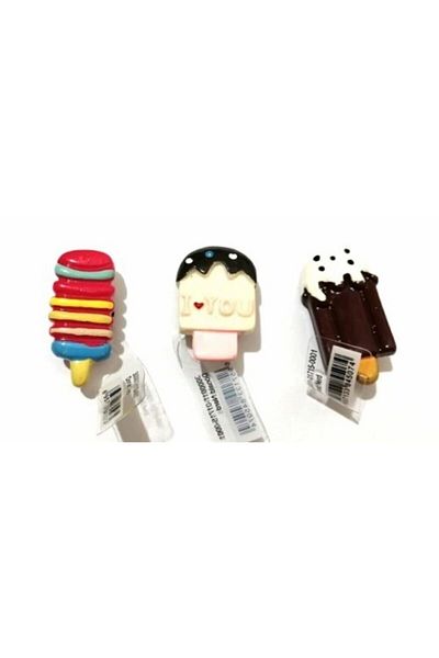 marimari 3 Pieces Labeled Croccs Slipper Ornaments Jibbitsz