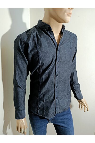 PACHOZ Slimfit Cepsiz Gabardin Kot Gömlek