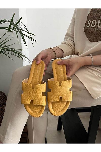 Behtah Kundura Women's Summer Beach Street Home Indoor Slippers