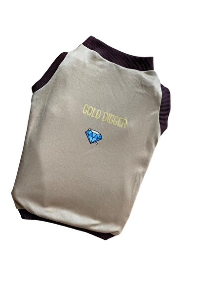 Barneystore قميص داخلي من القطن الممشط مطبوع عليه كلب قطة