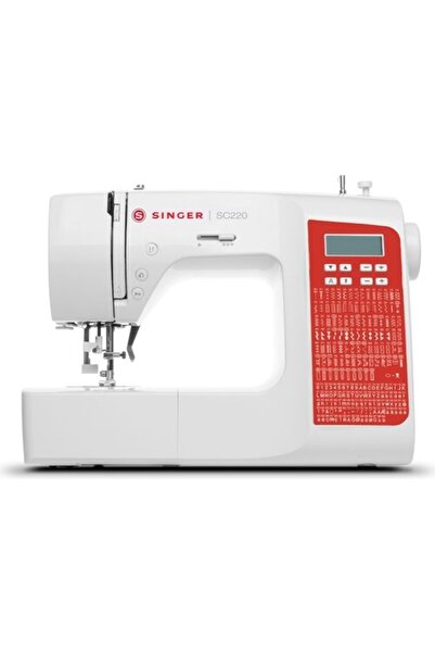 SİNGER Sc220 Kırmızı Dikiş Makinesi