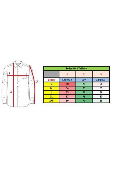 ENZİM JEANS Чоловіча джинсова сорочка Slim Fit