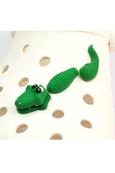 marimari 3 D Slipper Ornament (3 PIECES) Crocodile