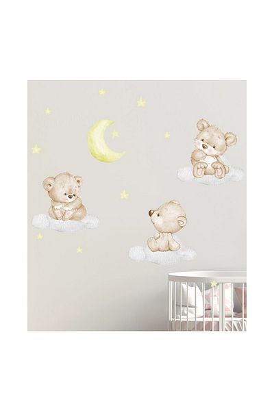Sim Tasarım Baby Bears Wall Sticker Set