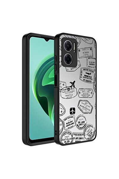 Nezih Case Xiaomi Redmi 10 5g Uyumlu Aynalı Desenli Kamera Korumalı Parlak Ka...