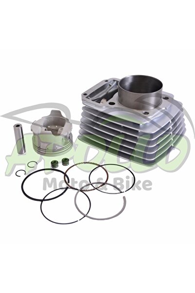 APOLLO MOTO&BİKE Cg 200 Cc Silindir 65.5mm 15 Perno Sılver