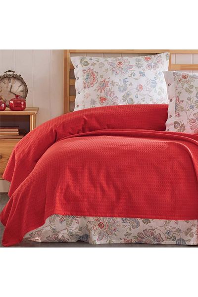 Clasy Double Boutique Pique Set La Nature V1 Red
