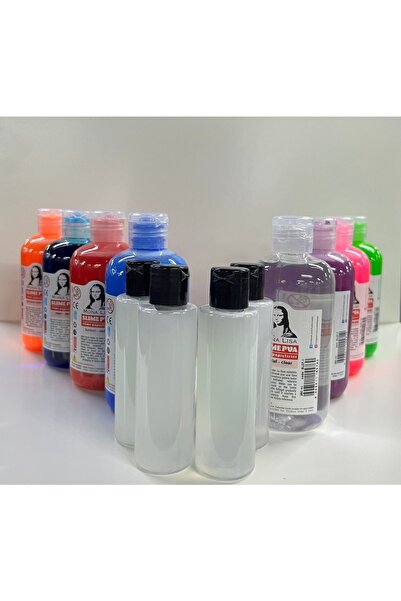 Südor Mona Lisa Slime (slaym) Rengarenk Seti 8yapıştırıcı(250ml) + 4boraks(70ml)