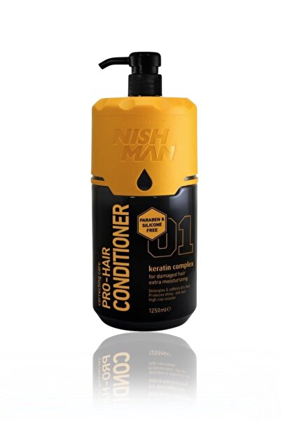 NISHMAN 01 Keratin Conditioner Silicone and Paraben-Free / For All Hair 1250 ml