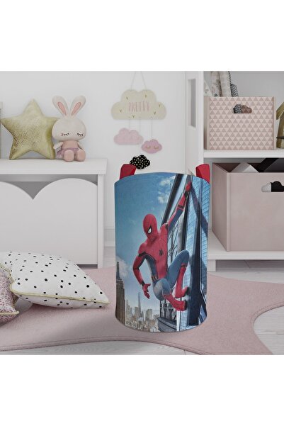 BAMBAŞKA MODA Spiderman Sa deznom Košara za igračke i košara za veš Bmos-103