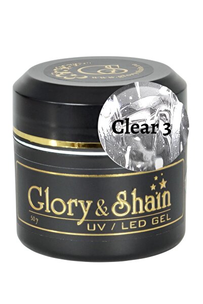Glory&Shain Builder Gel Protez Tırnak ''clear 3'' 50 ml