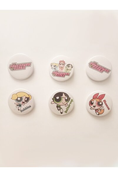 Hediye Panayırı 6`lı Power Girls Rozeti Seti