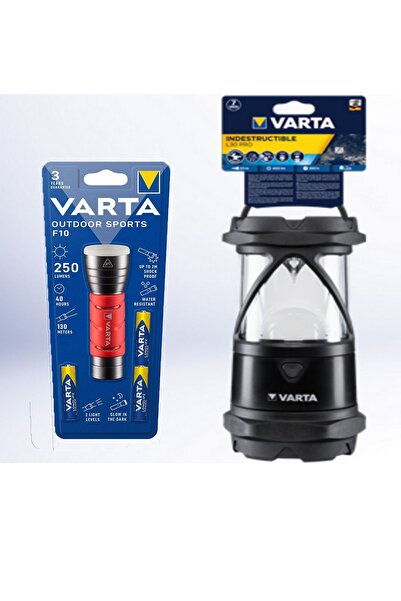 Varta Aysima- 17627 Led Outdoor Sports Fener+18761 Indestructıble L30 Pro Fener