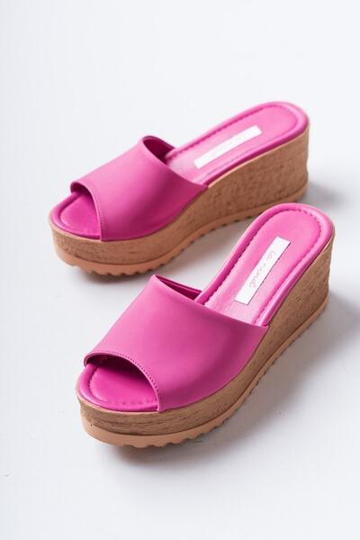 Lanina Γυναικείες παντόφλες Wedge Heel