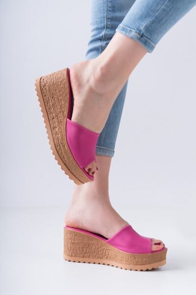 Lanina Γυναικείες παντόφλες Wedge Heel