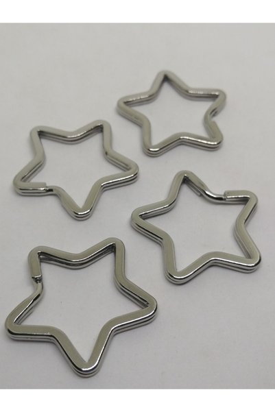 Firebird Takı Aksesuar Ve Kamp Malzemeleri Paracord Keychain Ring Star Model 10 Pieces