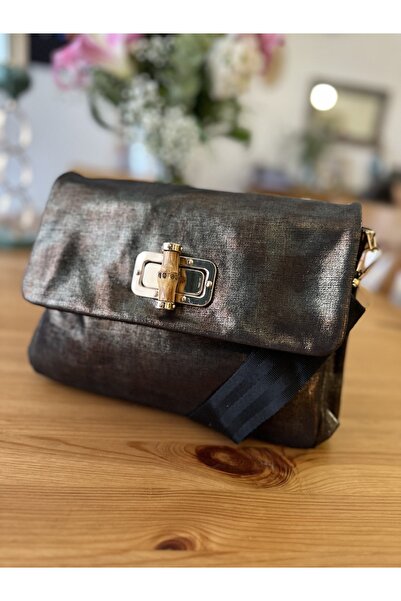 eliteshop Elite Nova Shopping - Copper Colored Patterned Medium Size Genuine ...