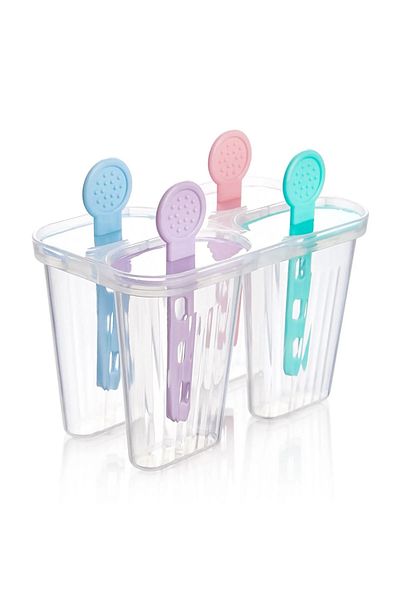 AKCAKESE 4 Piece Fruit & Ice Cream Mold