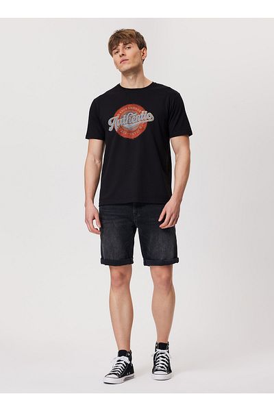 Lee Cooper Сини мъжки дънкови шорти Slim Fit 232 см 121086 Elyo 5 Denim