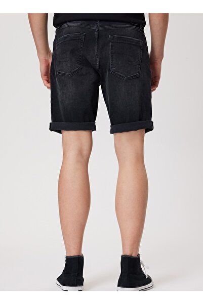 Lee Cooper Blue Slim Fit Ανδρικό τζιν σορτς 232 cm 121086 Elyo 5 Denim