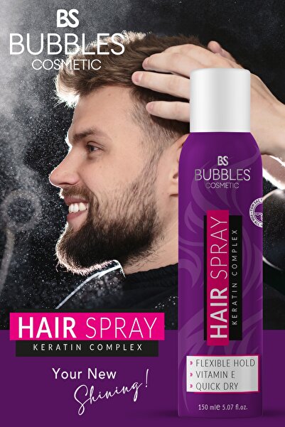 bs bubbles cosmetic Saç Sertleştirici Sprey 150ml Vitamin E