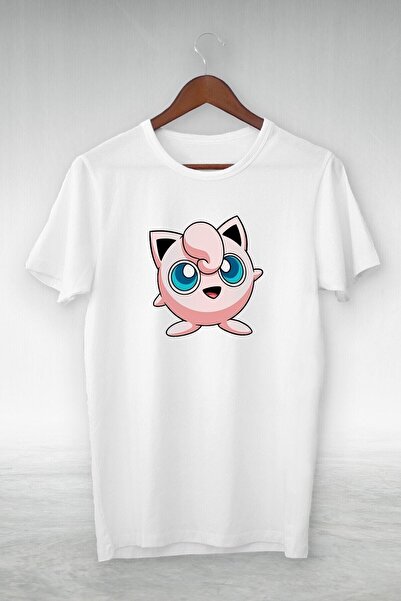 Adrift Vtshirt أبيض -بوكيمون-جيجليبف- رسم توضيحي- Y-029