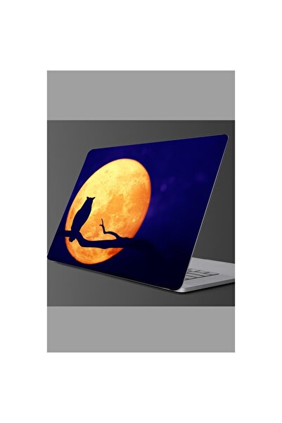 Sim Tasarım - Sim146- Owl Silhouette Laptop Sticker Colorful