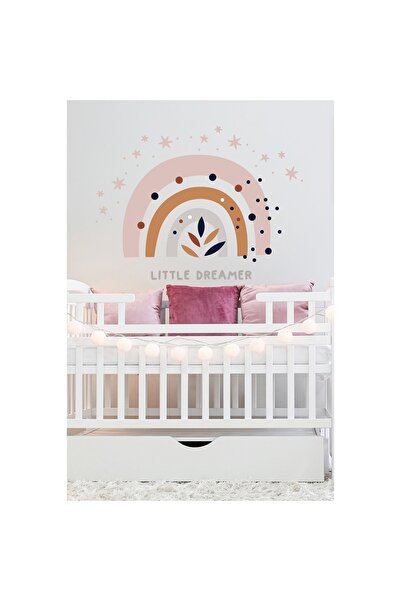 Sim Tasarım Sim135 - Little Dreamer Scandinavian Rainbow Wall Sticker - Colorful