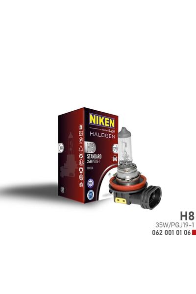Niken Arttırılmış Halojen Far Ampulü H8
