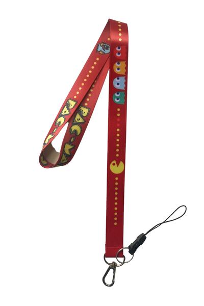 neptünstore شارة اسم باك مان، وحزام حمل البطاقة، وحزام الرقبة، وحزام الهاتف