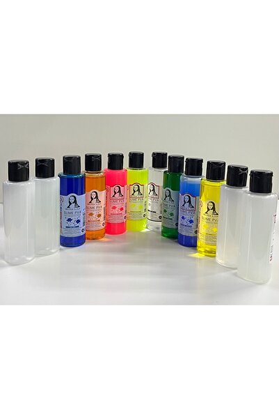 Südor Mona Lisa Slime (slaym) Rengarenk Seti 8yapıştırıcı(70ml) + 4boraks(70ml)