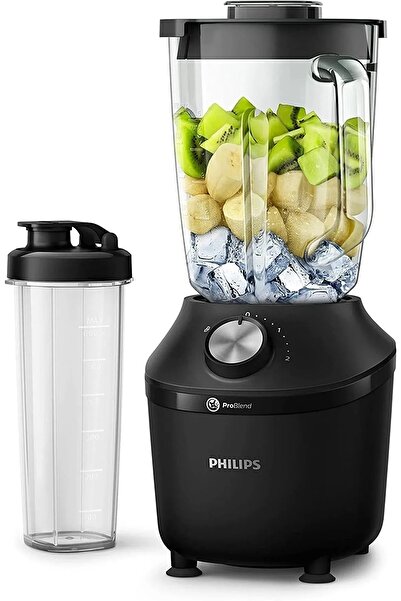 Philips 2l, 600 W 2 Kademeli Smoothie Blender, Siyah