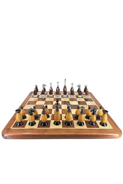 Genel Markalar Prestij Serisi Ahşap Satranç Takımı / Ahşap (38cm)
