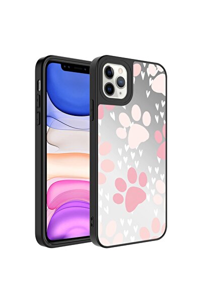 Nezih Case Apple Iphone 11 Pro Uyumlu Aynalı Desenli Kamera Korumalı Parlak K...