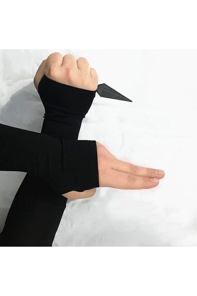 Kirpi Concept Anime Naruto Itachi Hatake Kakashi Punk Black Sleeve