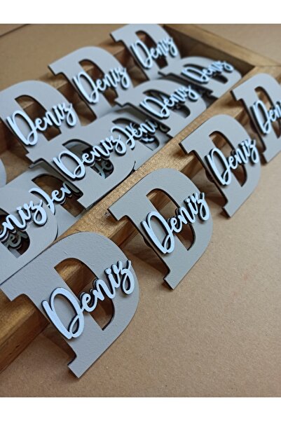 woodengifts Sünnet Doğum Günü Magneti Hediyelik Ahşap 25 Adet