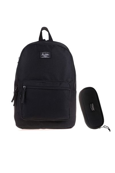 KAUKKO Set de 2 rucsac și geantă pentru stilou Cordura neagră