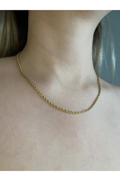 GOS Steel Twist Chain Necklace